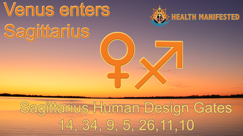 Venus enters Sagittarius