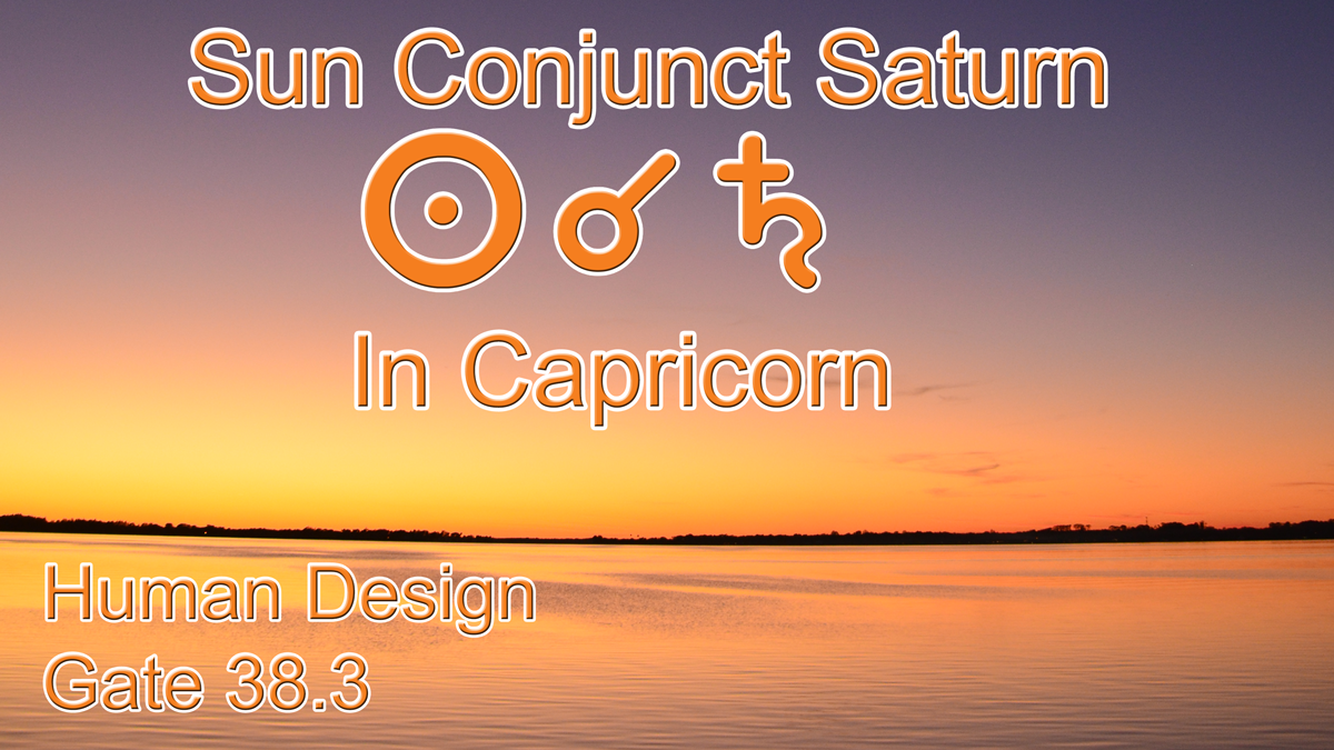 Sun Conjunct Saturn in Capricorn