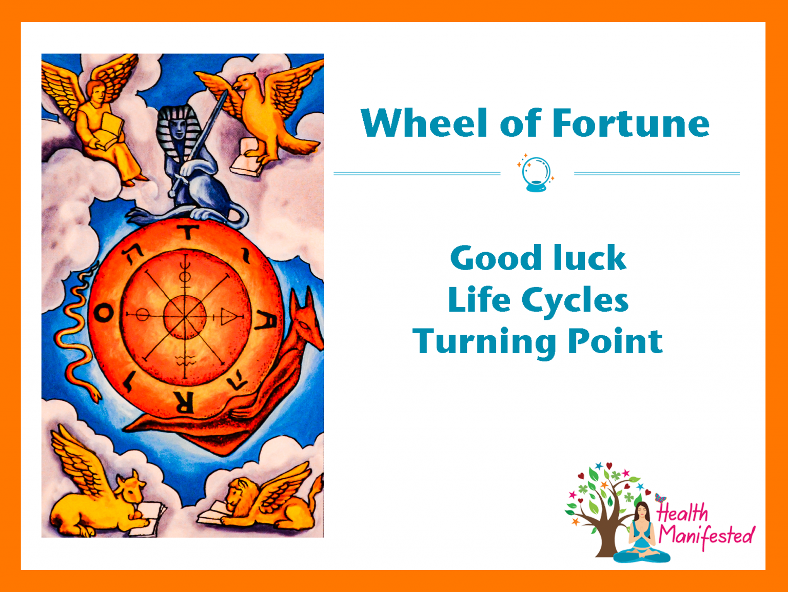 Tarot - Wheel of Fortune Card - Health Manifested